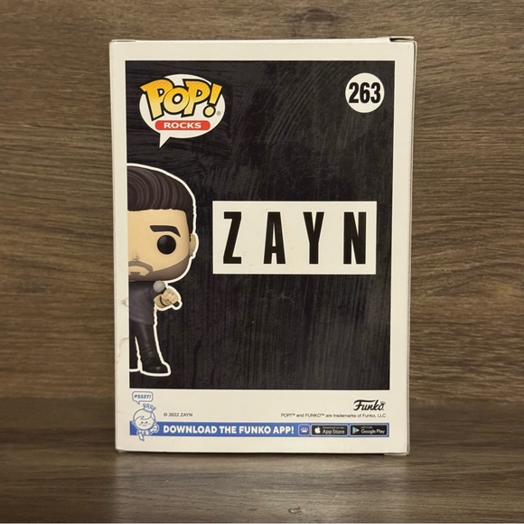 FUNKO POP ! Zayn Malik Vinyl Figure 263 NEW IN BOX Pristine Mint One Direction - Picture 4 of 5